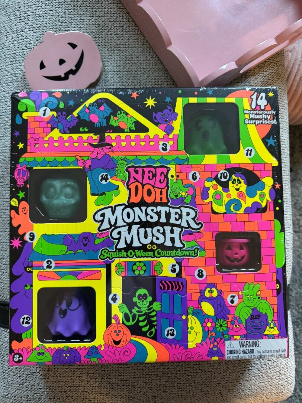 NEEDOH Monster Mush Squish-O-Ween Countdown Advent 14 Day NEW